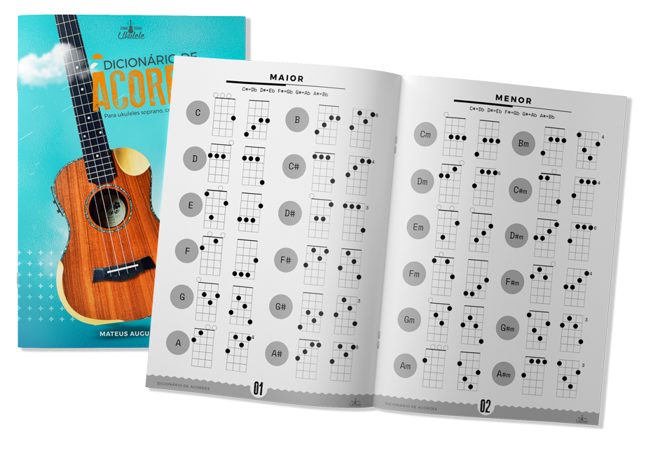 Dicionário de acordes para ukulele