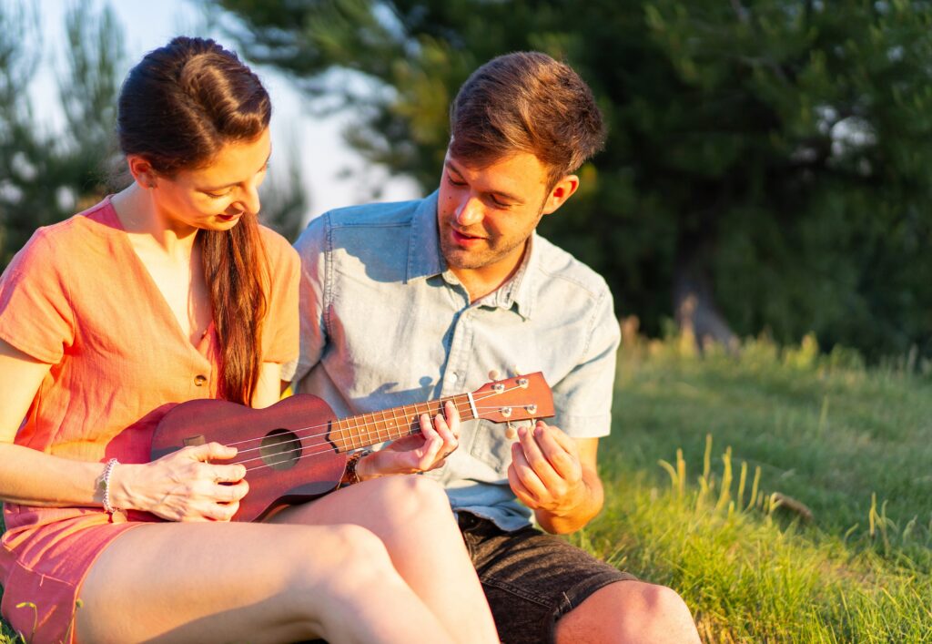 músicas românticas no ukulele